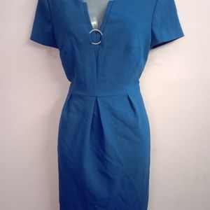 top to knee Blue dress 👗